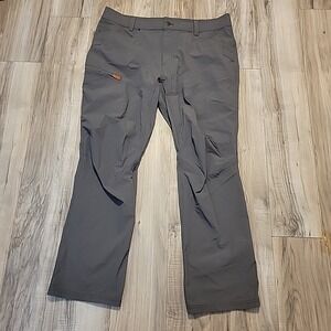 BRUNT HD Costello Tech Pant Mens 36x30 Gray Nylon Spandex Workwear Ripstop
